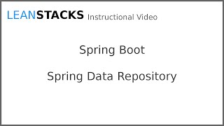 Using Spring Data Repositories with Spring Boot [upl. by Yeslek]