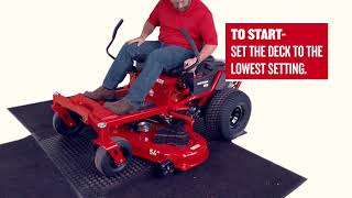 CRAFTSMAN ZeroTurn Mower  How To Change The Belt [upl. by Lexi]