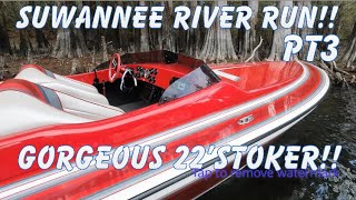 Suwannee River Run pt3 Featuring a classic 22 Stoker Saturday boating with friends [upl. by Eiramanna]