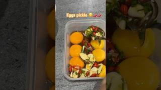 Eggs pickle 🥚🥚🌶🌶pickle delicous ￼ជ្រក់ពងទា [upl. by Drofliw]