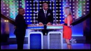 Steve Harvey reacts to quotBallsquot on Family Feud [upl. by Rolfe71]