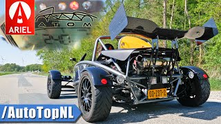 ARIEL ATOM MK35 SUPERCHARGED 240kmh ACCELERATION amp SOUND by AutoTopNL [upl. by Etteniotna]