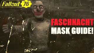 Fallout 76 Secrets FASCHNACHT MASK LOCATION Fallout 76 Unique Items [upl. by Aidnis]