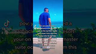 Atelier Playa Mujeres master 2 bedroom suite ocean front balcony pool patio ocean view trave [upl. by Ruben]