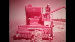 JI Case  The Model 600 Multi Crop Self Propelled Combine [upl. by Esyak]