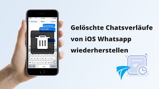 iPhone 1413SE Anleitung WhatsApp gelöschte Chats wiederherstellen  2 Methoden iOS16 [upl. by Acinomad]