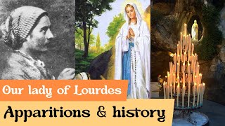 Apparitions of our lady of Lourdes  history  part 1 [upl. by Mogerly]