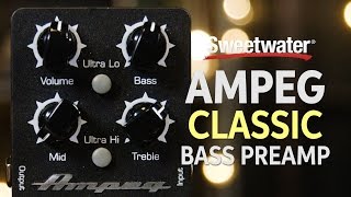 Ampeg Classic Analog Bass Preamp Pedal Demo [upl. by Dusen]