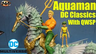 McFarlane DC Multiverse Aquaman With QWSP DC Classics Digital NTF Wave [upl. by Einyaj55]