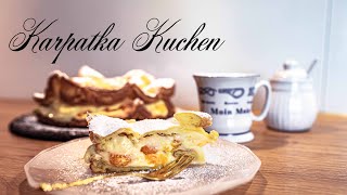 Karpatka Kuchen  polnischer Puddingkuchen  Karpatka Przepis  mit Mandarinen  lecker und schnell [upl. by Malcah235]