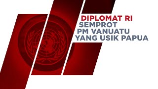 Singgung Papua Diplomat RI Sikat PM Vanuatu [upl. by Aleira]