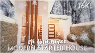 No Gamepass Modern Winter Starter Family House I 16k I Speedbuild and Tour  iTapixca Builds [upl. by Pryce121]