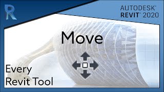 How to use the Move tool in Revit  Revit 2020 [upl. by Anitsej]