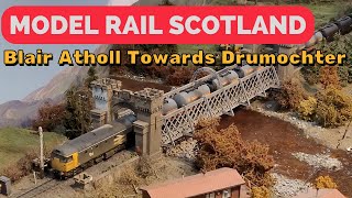 Blair Atholl Towards Drumochter Model Rail Scotland 2022 [upl. by Durant]