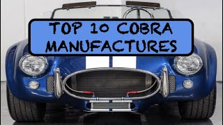 EPISODE 3 Overview of Cobra Kit Manufactures Which one do you like [upl. by Ahsieki]