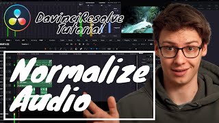 How to NORMALIZE your AUDIO in DAVINCI RESOLVE [upl. by Plante624]