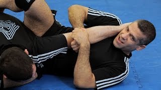 How to Do Inverted Arm Lock from Guard  MMA Submissions [upl. by Ahsykal]