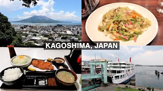 Solo Travel in Kagoshima Japan  Active Volcano  Juicy Tonkatsu [upl. by Ermanno]