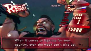 Street Fighter IV  Zangief Arcade Playthrough 12 HD [upl. by Iras]