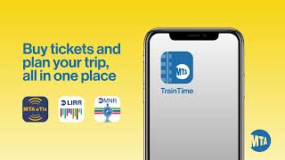 Introducing the new MTA TrainTime App [upl. by Llerdnek]