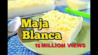 Maja Blanca Recipe Filipino Coconut Pudding [upl. by Ahsieken200]