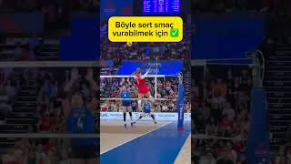 Voleybol Smaç çalışması🔥 volleyball voleyballworld voleyball [upl. by Romine]