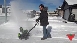 My product review Greenworks 80V Snowthrower [upl. by Fanestil345]