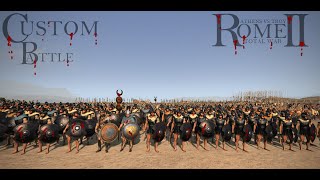 Total War Rome II  Custom Battle  Very Hard  Athens VS Troy  o24 [upl. by Peadar797]