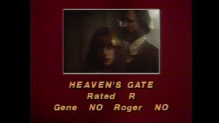 Heavens Gate 1981 movie review  Sneak Previews with Roger Ebert and Gene Siskel [upl. by Adnorrehs]