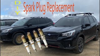 2019 Subaru forester Spark Plug Change [upl. by Nuzzi]