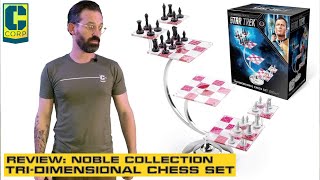 Review Noble Collection TriDimensional Chess Set [upl. by Akinam]