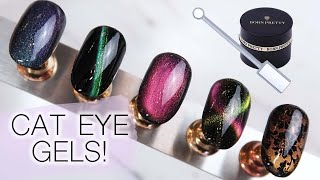 How To Use Cat Eye Gel Polish  Cat Eye Gel Tutorial  Magnetic Nail Art Tutorial [upl. by Sommers]