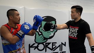 UFC 정찬성에게 한대 맞고 놀라는 딱밤왕 [upl. by Mayes]