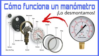 CÓMO FUNCIONA UN MANÓMETRO  MEDIDA DE LA PRESIÓN RELATIVA [upl. by Haida578]