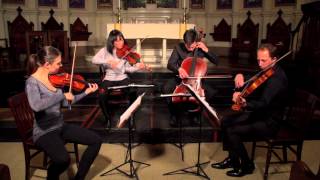 Attacca Quartet plays Fanny Mendelssohn String Quartet  Second Movement [upl. by Lefkowitz172]