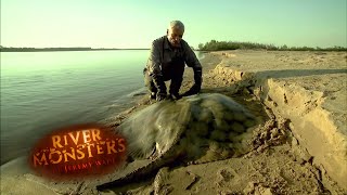 Jeremy Catches Stingray After 2 Hour Battle  STINGRAY  River Monsters [upl. by Irehc]