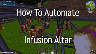 How to Automate the Infusion Altar Mystical Agriculture 116 [upl. by Hoang]