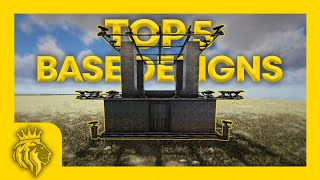 TOP 5 PVP BASE DESIGNS  W Tutorials  ARK Survival Evolved [upl. by Shevlo]