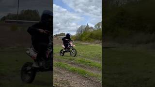 140cc pitbike hillclimb at broxburn bings [upl. by Ainegue131]