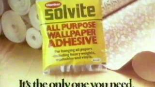 Solvite Wallpaper Paste The only one you need 1979 [upl. by Senecal]