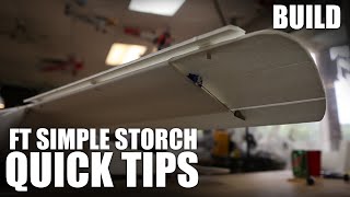 Flite Test  FT Simple Storch Build  Quick Tips [upl. by Nirtak489]