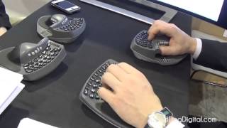 KeyMouse  The Keyboard and Mouse Reinvented  CES 2015 [upl. by Westlund934]