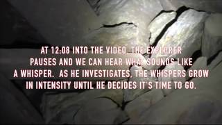 GHOST CAUGHT ON TAPE  Enhanced Audio of Haunted Exploring Abandoned Mines Video [upl. by Negriv]