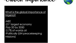 GEOGRAPHY Year 9 Lesson 1 Nigeria [upl. by Husein]