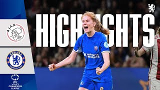 Ajax Women 03 Chelsea Women  James goal amp Nüsken brace  HIGHLIGHTS amp MATCH REACTION  UWCL 2324 [upl. by Muriah]