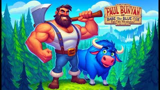 Paul Bunyan and Babe The Blue Ox  AI Animation  American Tales [upl. by Alane204]