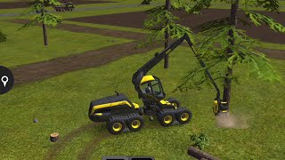 Farming Simulator 16  5 Forestry  ScorpionKing and Buffalo  Gameplay [upl. by Mirak]