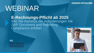 Webinar ERechnungsPflicht ab 2025 [upl. by Yralih]