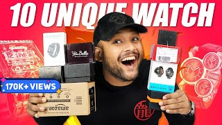 I Tested 10 Amazing Unique Men Watches on Amazon Watch Haul 2023  ONE CHANCE [upl. by Quitt]