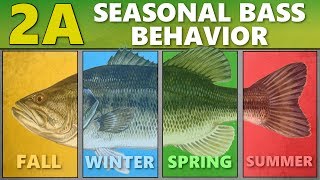 INTERMEDIATE GUIDE to BASS FISHING 2A  Seasonal Bass Behavior [upl. by Duff812]